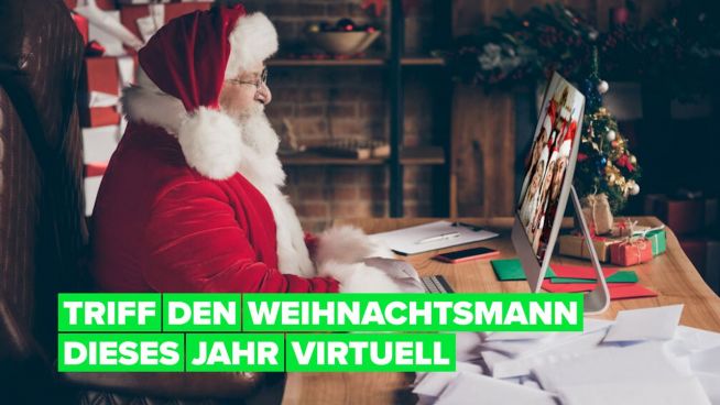 Der Weihnachtsmann wird dieses Jahr virtuell erscheinen