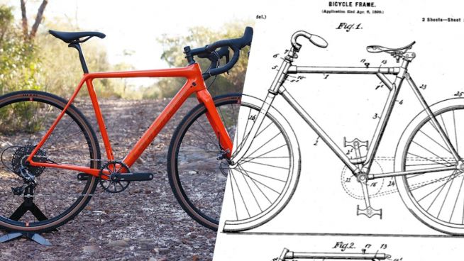 Patent des Fahrradrahmens