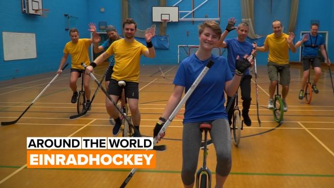 Around the world: Einradhockey – der Sport, bei dem doppeltes Geschick gefragt ist!