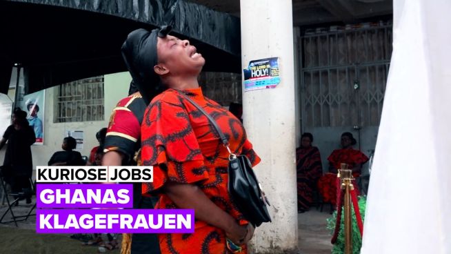Kuriose Jobs: Ghanas Klagefrauen