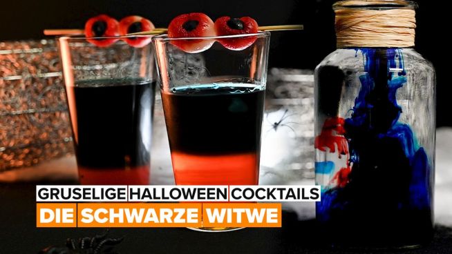 Halloween-Cocktails: Schwarze Witwe
