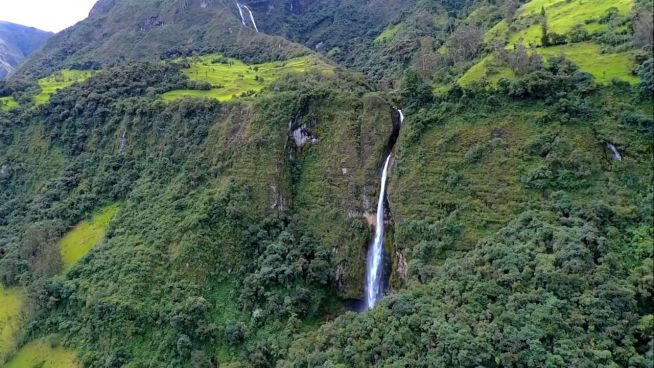 Die Wasserfälle von Girón in Ecuador