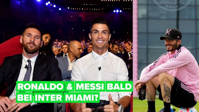 Ob David Beckham Ronaldo und Messi bei Inter Miami zusammenbringt?