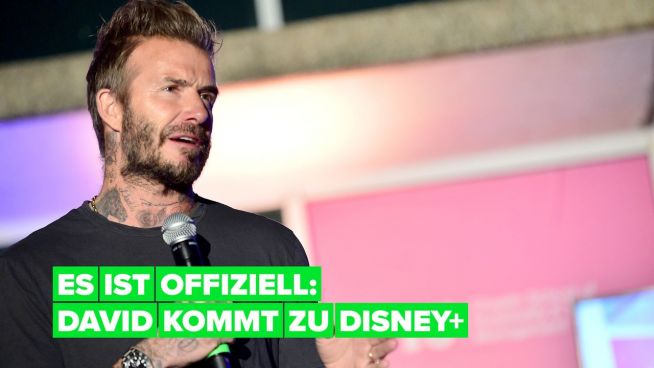 David Beckham wird bald bei einer Disney+ Fußballserie zu sehen sein