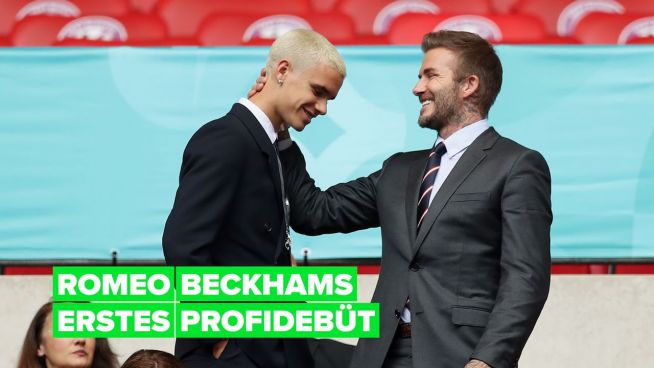 Romeo Beckham tritt in die Fußstapfen seines Vaters und unterschreibt seinen ersten Fußballvertrag