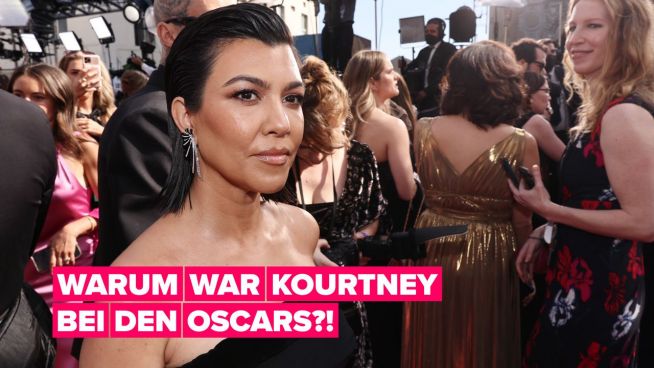 Kourtney ist die erste Kardashian, die zu den Oscars eingeladen wurde