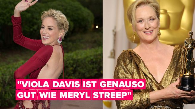 Nicht nur Sharon Stone findet, dass Meryl Streep nicht die talentierteste aller Schauspielerinnen ist!